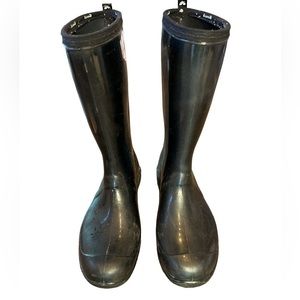 Kamik‎ women’s rain boots Black size  9. Very good condition
